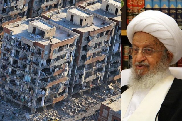 ارسال کمک‌های غیر نقدی آیت‌الله مکارم شیرازی به مناطق زلزله زده