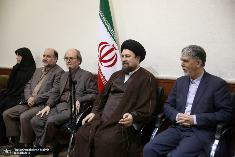 دیدار وزیر، معاونان و مدیران وزارت ارشاد با سید حسن خمینی