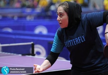 صعود دختر نوجوان ایران به پینگ پنگ قهرمانی جهان