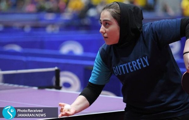 صعود دختر نوجوان ایران به پینگ پنگ قهرمانی جهان