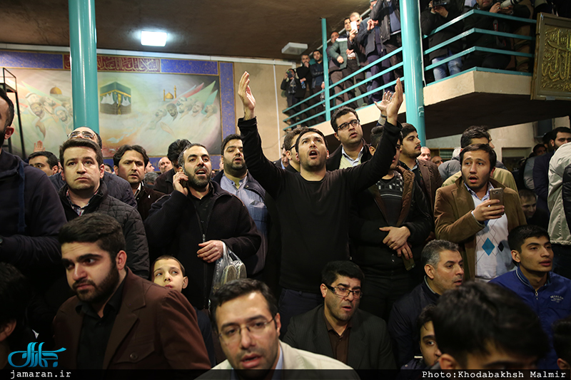 مراسم وداع با پیکر آیت الله هاشمی رفسنجانی(ره) در حسینیه جماران