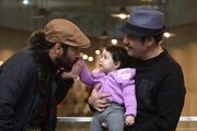 ملاقات مهران غفوریان و دخترش با نوید محمدزاده / عکس