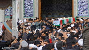 تشییع پیکر شهیدان «علی رازینی» و «محمد مقیسه» در قم