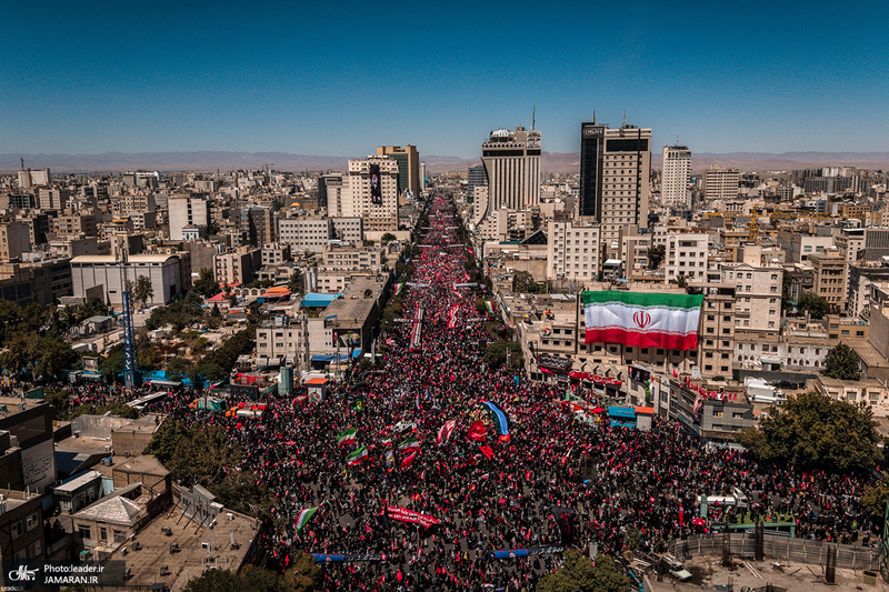 تشییع پیکر مطهر رهبر شهید انقلاب اسلامی در مشهد مقدس
