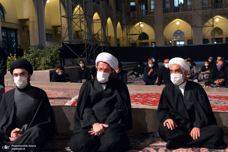 عزاداری شب سوم محرم در حرم مطهر امام خمینی(س)