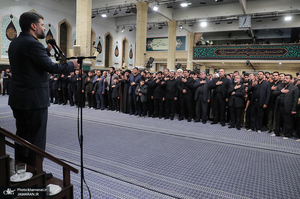 مراسم عزاداری شب شهادت حضرت زهرا (س) در حسینیه امام خمینی(ره)