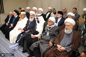 دیدار مسئولان نظام، سفرای کشور‌های اسلامی و مهمانان کنفرانس وحدت با رهبر انقلاب