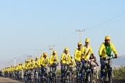 ۱۵ دوچرخه سوار مسیر بهاباد - مشهد را رکاب می زنند