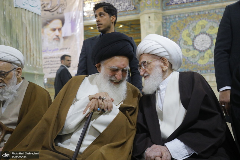 مراسم بزرگداشت آیت الله موسوی بجنوردی (ره) در قم - 1