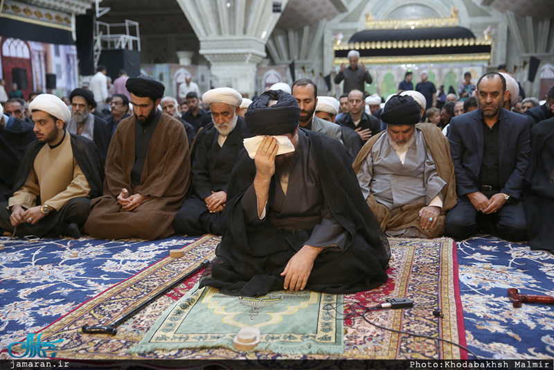 مراسم عزاداری شهادت امام سجاد(ع)  در حرم مطهر امام خمینی (س)