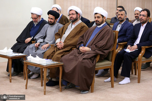 دیدار مسئولان دفتر تبلیغات اسلامی حوزه علمیه قم با رهبر معظم انقلاب اسلامی