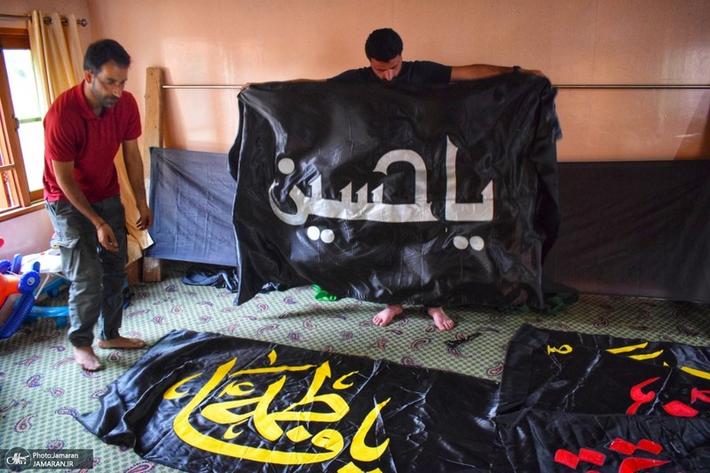 ‎آماده سازی ماه محرم در کشمیر ھند