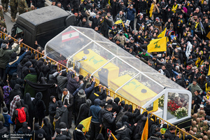  تصاویر اختصاصی جماران از متن و حاشیه مراسم تشییع شهیدان سید حسن نصرالله و سید هاشم صفی الدین -2