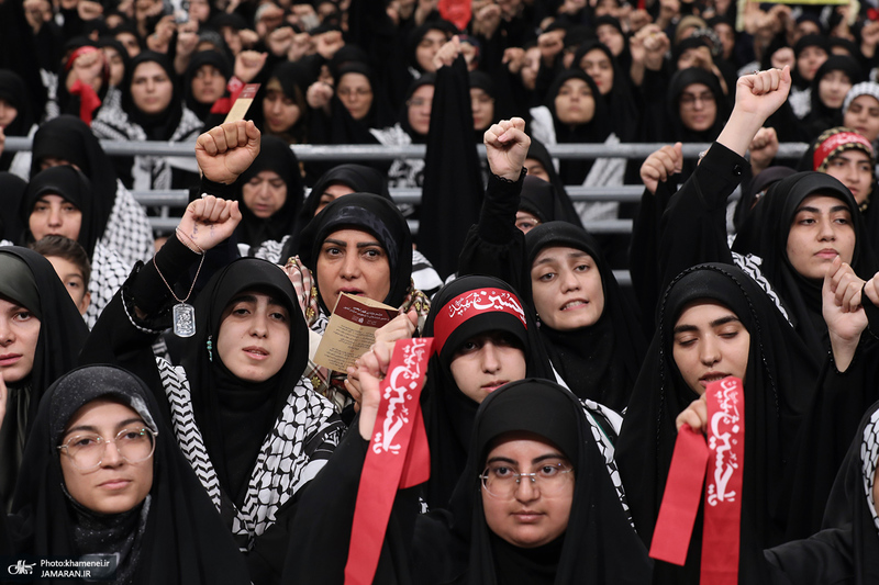 عزاداری هیئت‌های دانشجویی به مناسبت اربعین در حسینیه امام خمینی