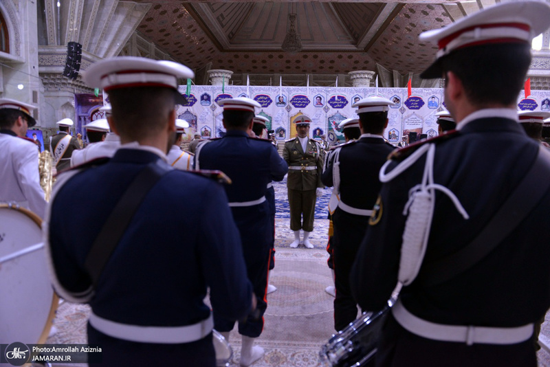 مراسم تجدید میثاق فرماندهان و کارکنان نیروی دریایی با بنیان‌گذار جمهوری اسلامی ایران