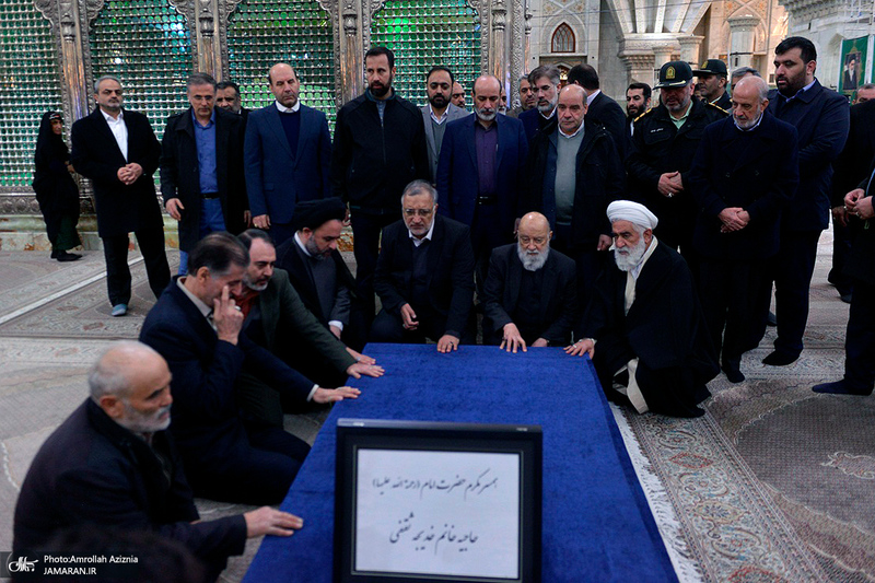 تجدید میثاق شهردار و اعضای شورای شهر تهران با آرمان های حضرت امام خمینی