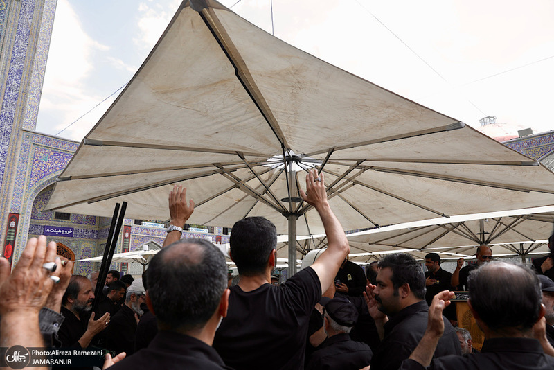 مراسم روز شهادت پيامبر اكرم (ص) و امام حسن مجتبی (ع) در حرم مطهر رضوی