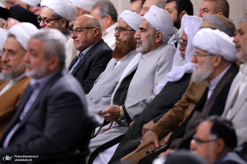 دیدار مسئولان نظام و میهمانان کنفرانس وحدت اسلامى‌ با رهبر معظم انقلاب