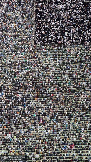 تصاویر هوایی از نماز عید فطر 1404