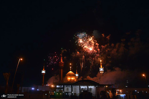 مراسم نورافشانی حرم امام خمینی (س) به مناسبت چهل و پنجمین سالگرد پیروزی انقلاب
