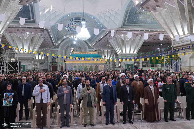 اجتماع «کارگران در مسیر حاج قاسم» در حرم امام خمینی