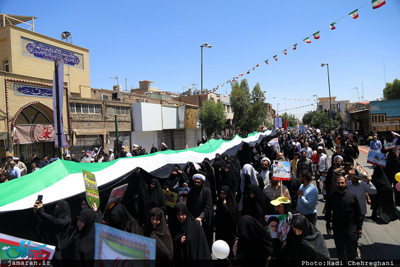 راهپیمایی با شکوه روز جهانی قدس در قم