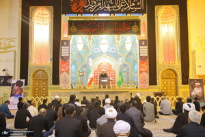 مراسم اولین سالگرد علامه حسن زاده آملی (ره) در حرم حضرت معصومه (س)‎‎