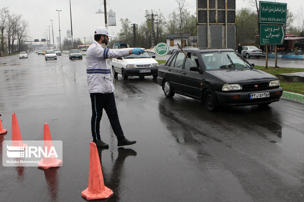 جلوگیری از ورود افزون بر ١٠٠ خودرو با پلاک غیربومی به شهرستان رشت