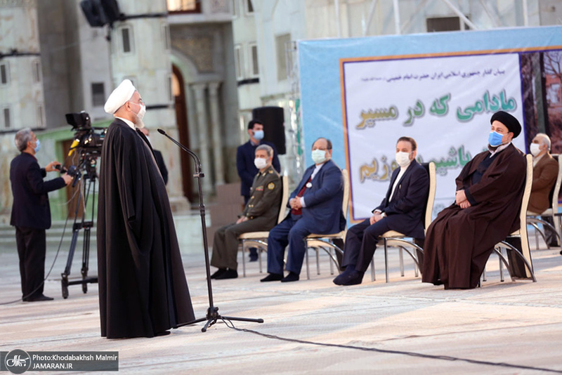 تجدید میثاق رئیس جمهور و اعضای هیأت دولت با آرمان‌های حضرت امام(س)