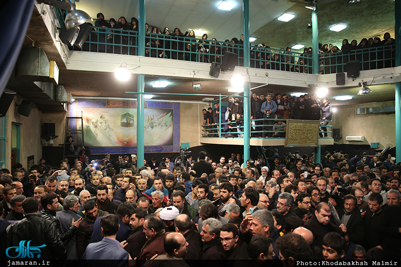 مراسم وداع با پیکر آیت الله هاشمی رفسنجانی(ره) در حسینیه جماران-16