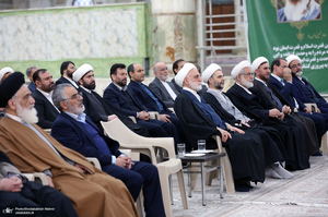 تجدید میثاق رئیس قوه قضاییه و مسئولان عالی قضایی با آرمان‌های حضرت امام (س)