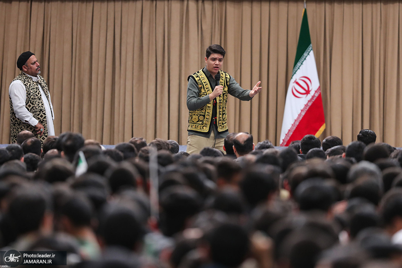 دیدار دانش‌آموزان و دانشجویان با رهبر معظم انقلاب
