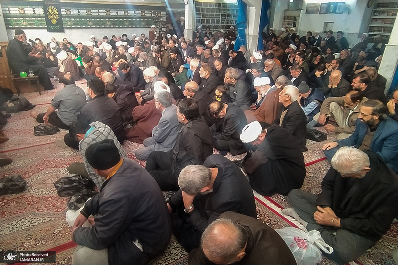 مراسم عزاداری شهادت حضرت زهرا (س) در دفتر آیت الله العظمی صانعی (ره)