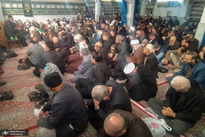 مراسم عزاداری شهادت حضرت زهرا (س) در دفتر آیت الله العظمی صانعی (ره)