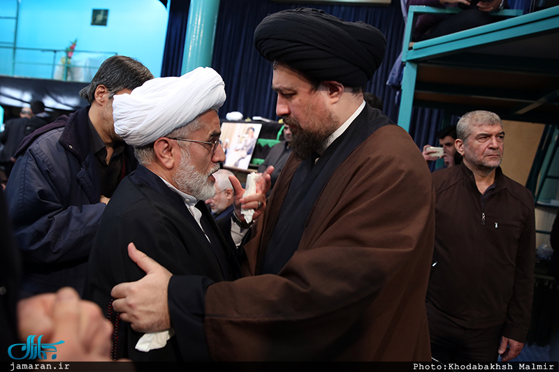 مراسم وداع با پیکر آیت الله هاشمی رفسنجانی(ره) در حسینیه جماران-11