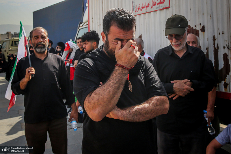 مراسم وداع با رهبر شهید انقلاب در مصلی تهران -3