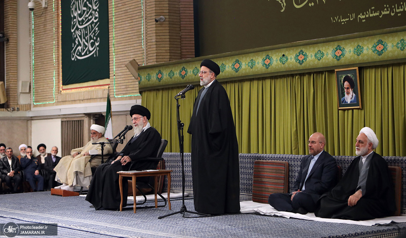 دیدار مسئولان نظام و سفرای کشورهای اسلامی با رهبر معظم انقلاب