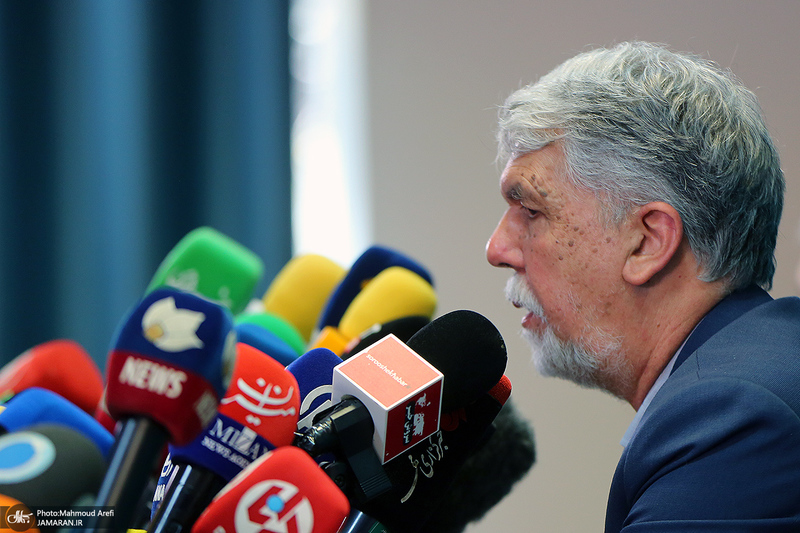 نشست خبری وزیر فرهنگ و ارشاد اسلامی / سید عباس صالحی