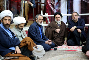 مراسم عزاداری شب شهادت حضرت زهرا (س) در حرم امام خمینی