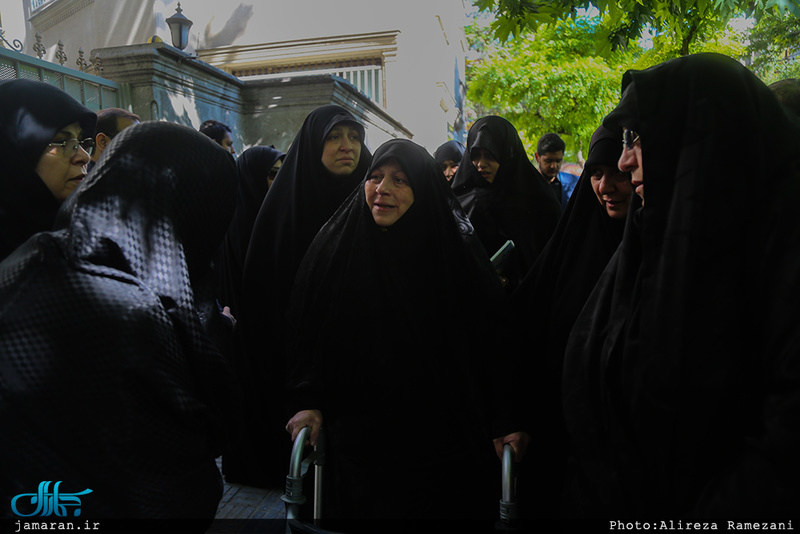 مراسم تشییع مرحوم قاسم افشار 