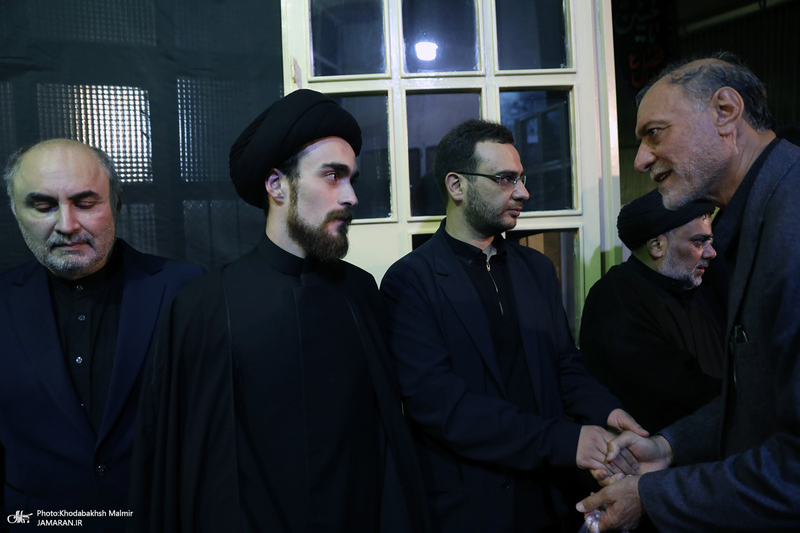 مراسم بزرگداشت همسر آیت الله موسوی بجنوردی (ره) در حسینیه شماره یک جماران-3