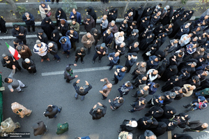 تشییع پیکرهای 110 شهید گمنام دفاع مقدس در تهران - 2