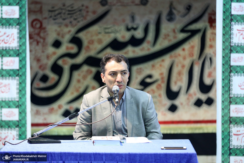 مراسم عزاداری دانشجویان دانشگاه علوم پزشکی تهران به مناسبت شهادت حضرت رقیه در حسینیه جماران