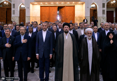 وزیر، معاونان و مسئولان وزارت امور خارجه با آرمان‌های حضرت امام (س) تجدید میثاق کردند