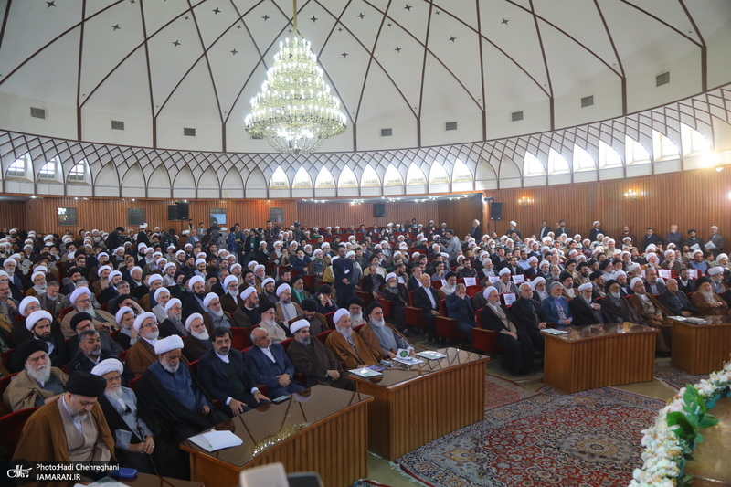 مراسم رونمایی از مجموعه 80 جلدی تفسیر «تسنیم» اثر آیت‌الله العظمی جوادی آملی