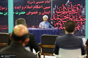 مراسم عزاداری به مناسبت سالروز شهادت امام جعفر صادق(ع) در حسینیه جماران