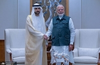 ولیعهد دبی به هند رفت (1)