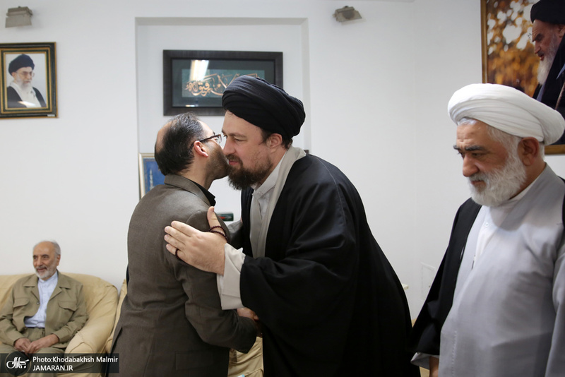 دیدار اعضای شورای مرکزی حزب موتلفه اسلامی با سید حسن خمینی