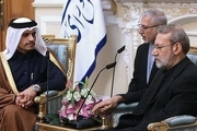 وزیرخارجه قطر در دیدار با لاریجانی: به ایران آمده‌ام تا نشان دهم  در هر شرایطی در کنار شما هستیم