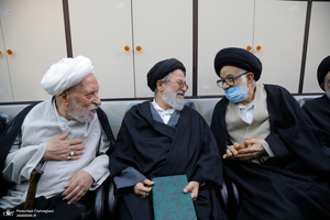 مراسم ختم همسر شهید آیت الله سید مصطفی خمینی (ره) -1